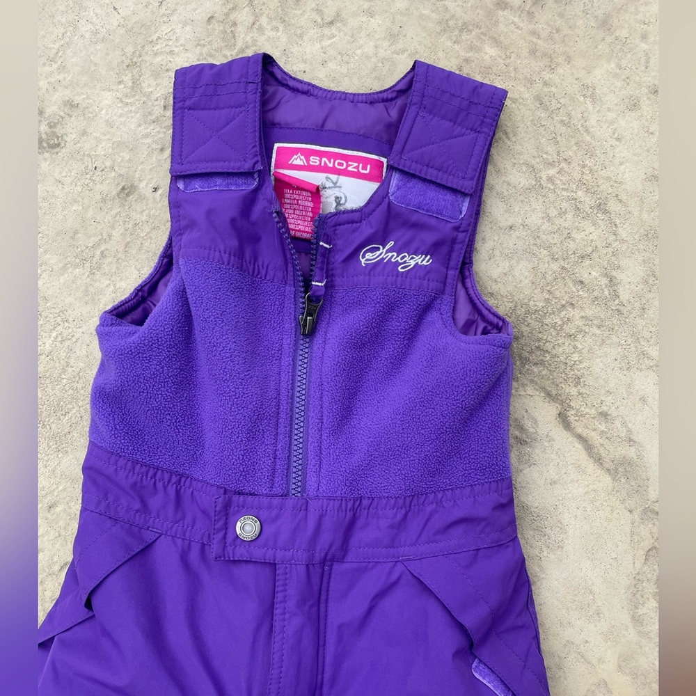 Snozu girls purple Snowsuit - Picture 4 of 10